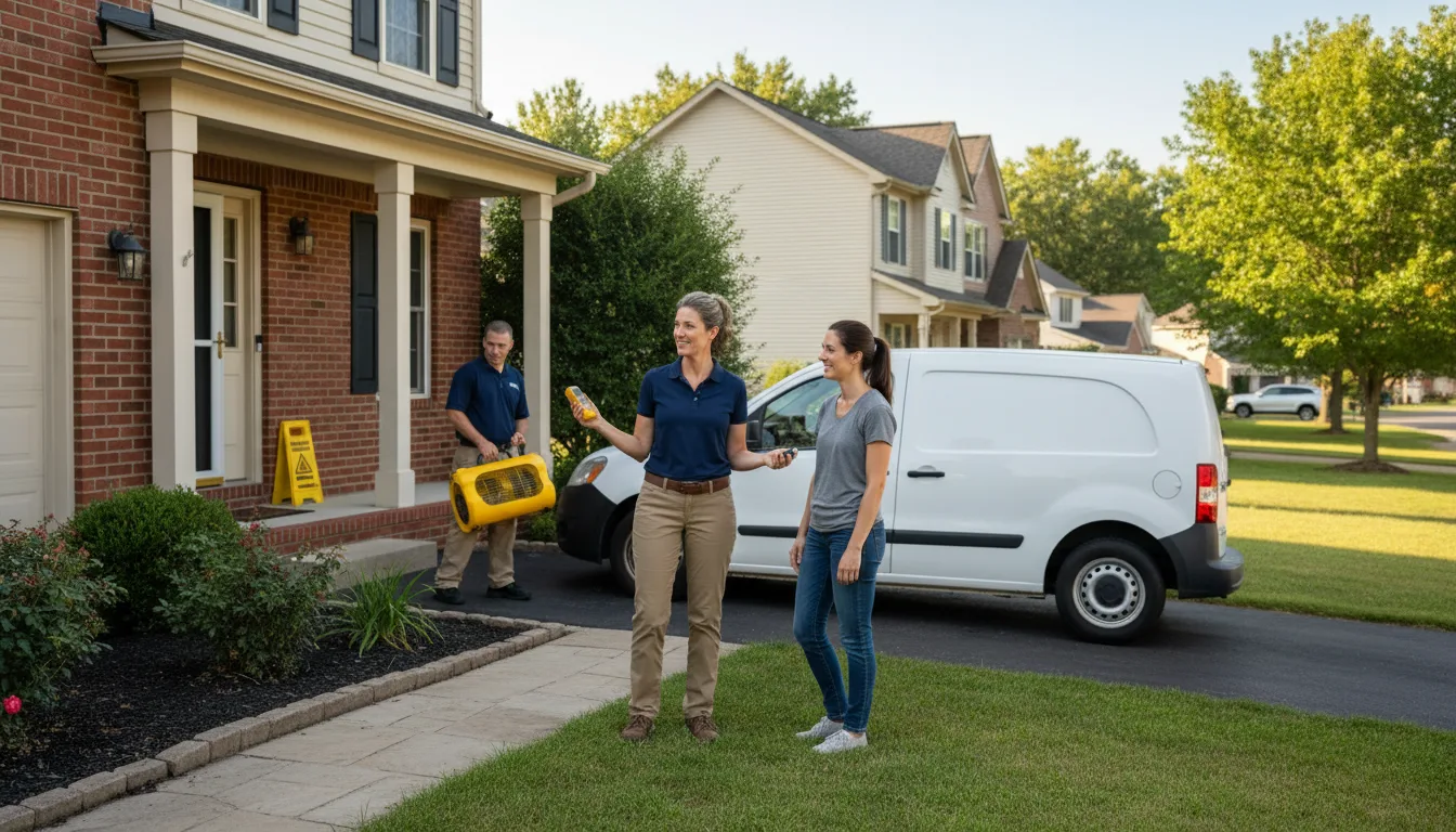 Water restoration image for Fire And Smoke Damage Restoration in Otisville, MI